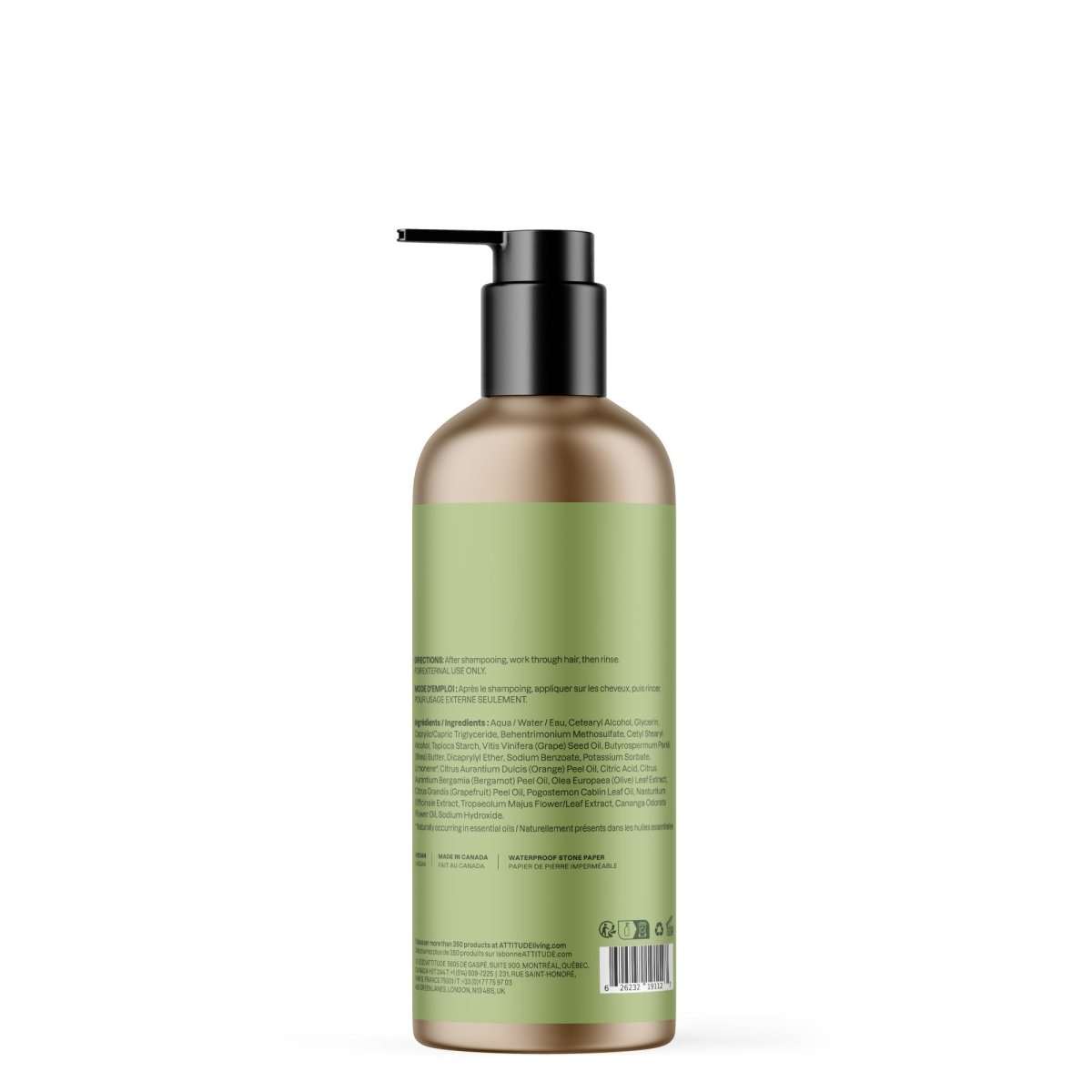 ATTITUDE Conditioner – Nourishing – Bergamot & Ylang-Ylang